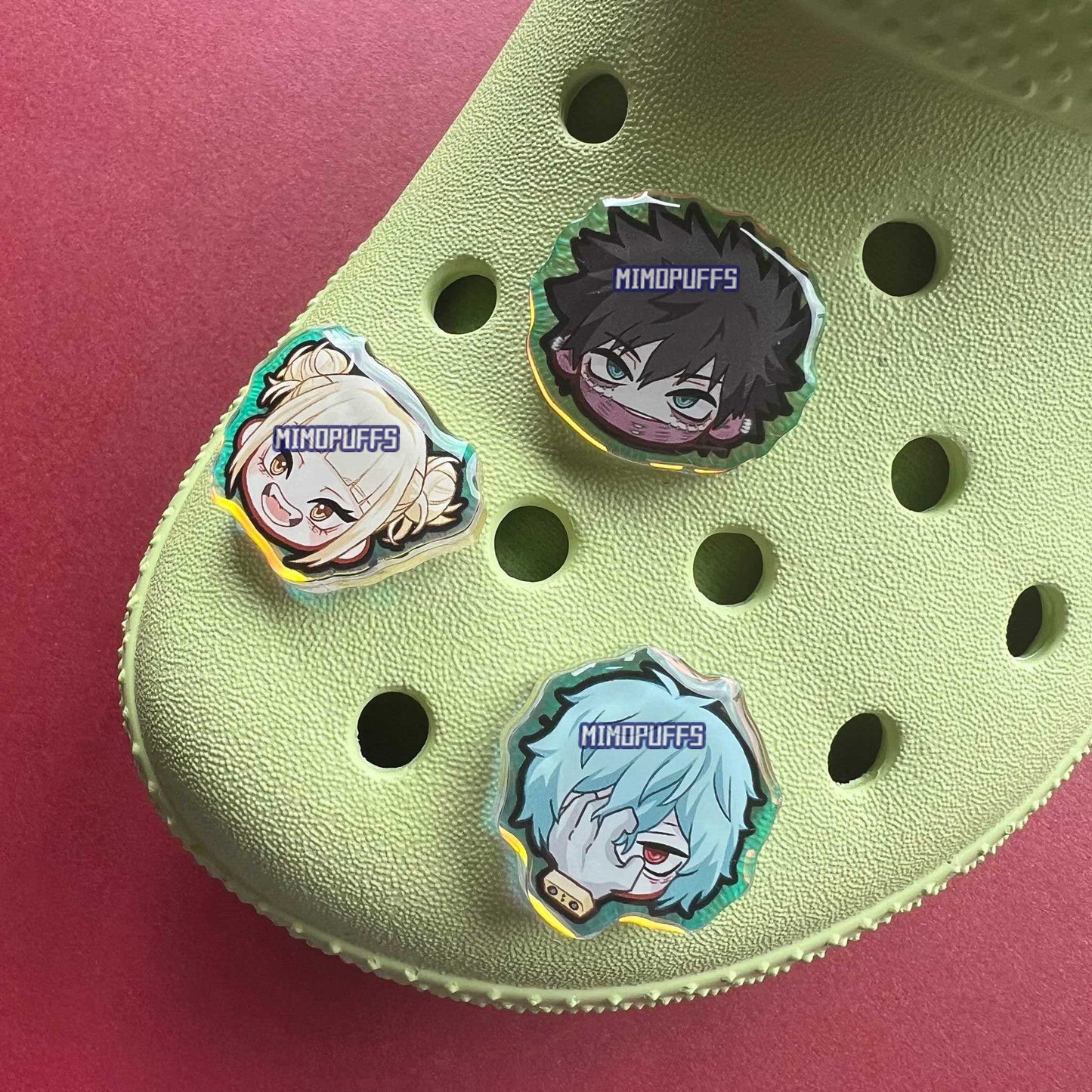 Hero Holographic Croc Charms