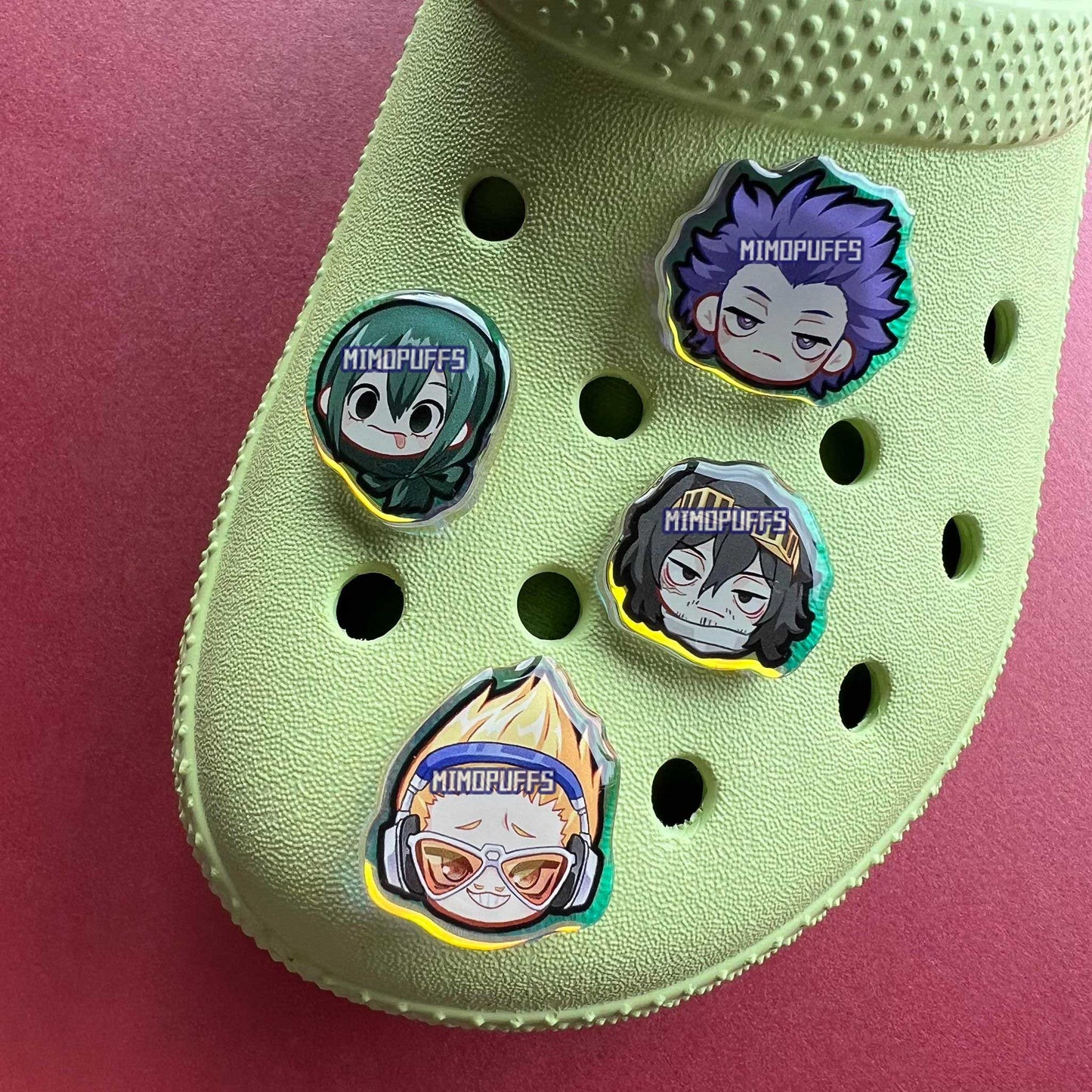 Hero Holographic Croc Charms