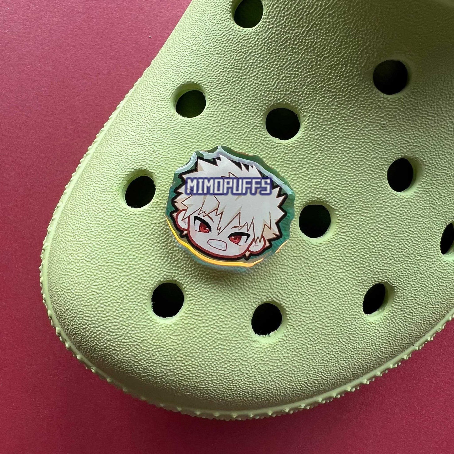 Hero Holographic Croc Charms