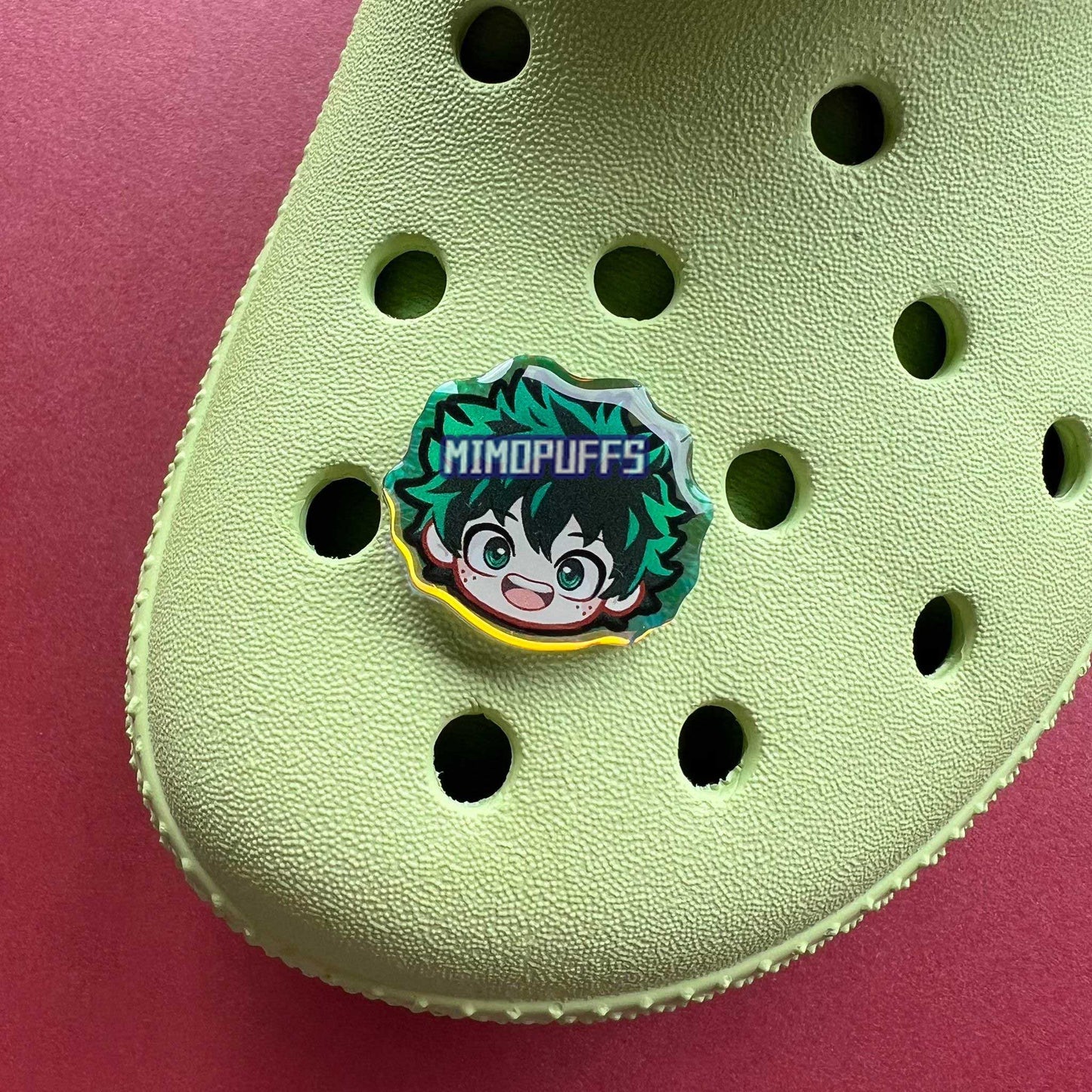 Hero Holographic Croc Charms