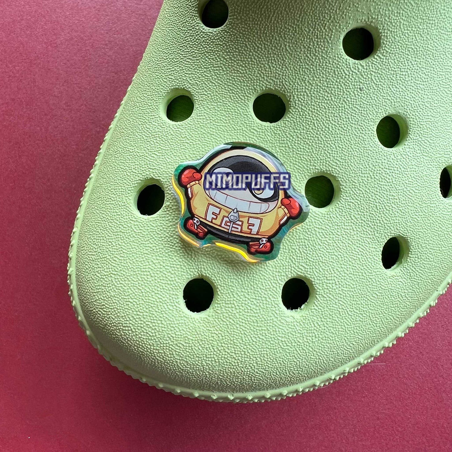 Hero Holographic Croc Charms